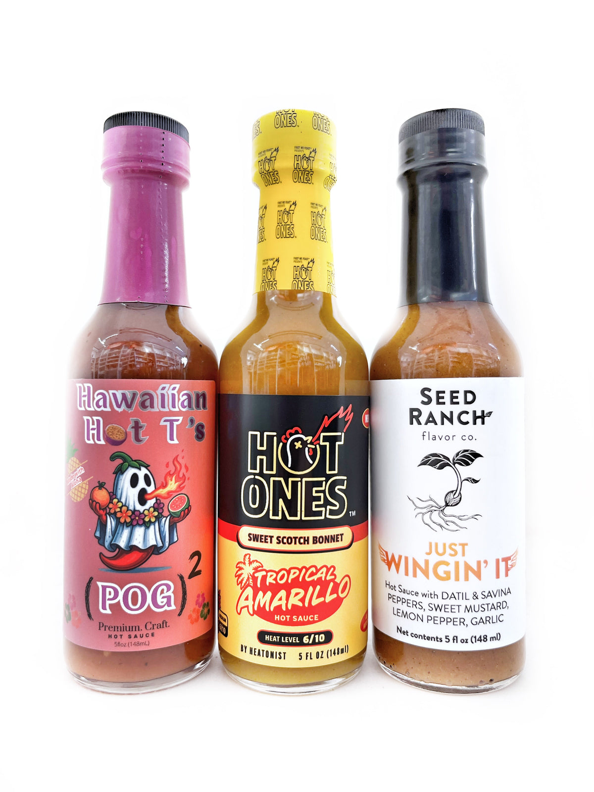 Hot Ones Hits No. 34 – Hot Sauce Variety 3-Pack