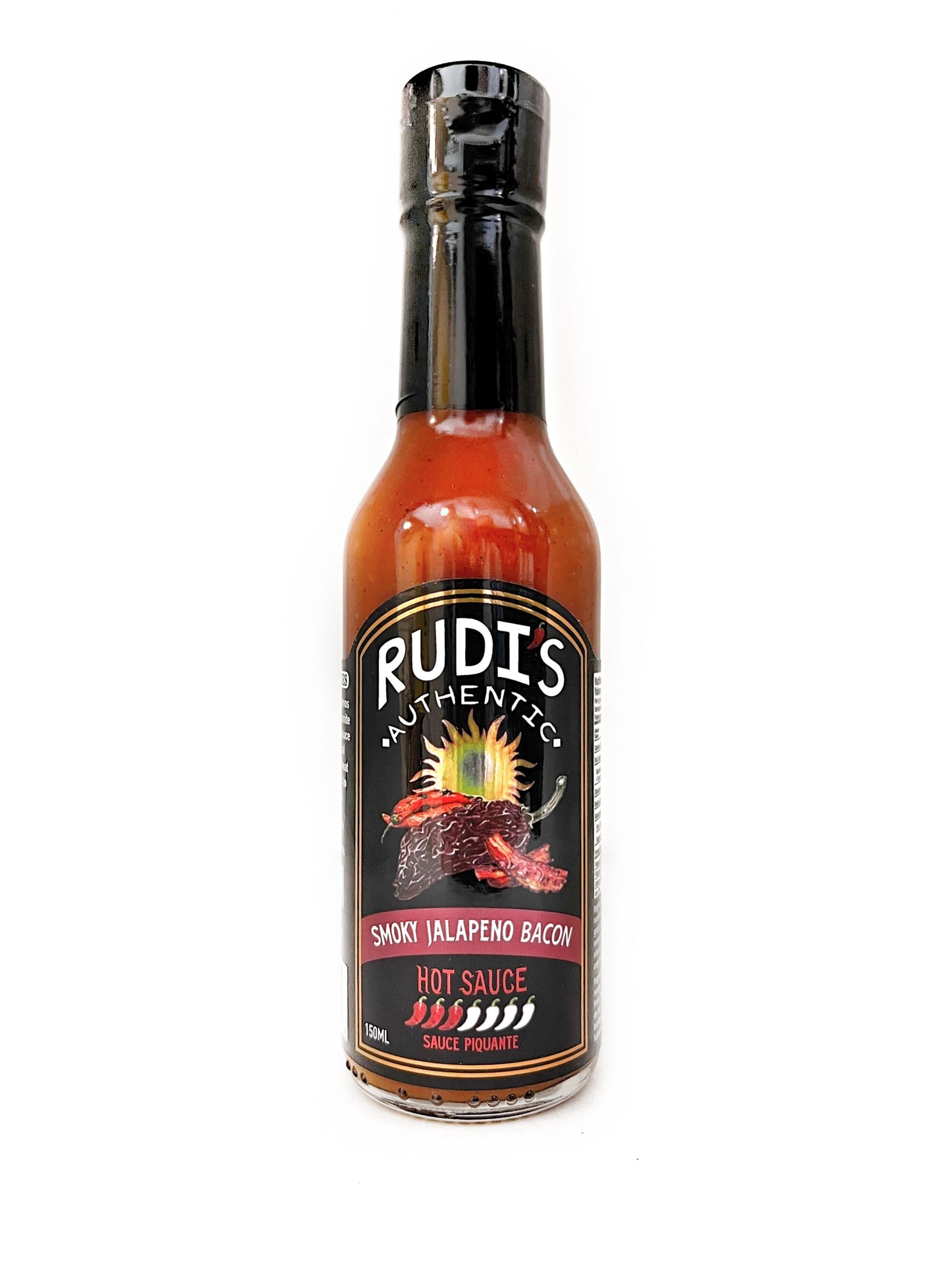 Rudi's Smoky Jalapeno Bacon Hot Sauce