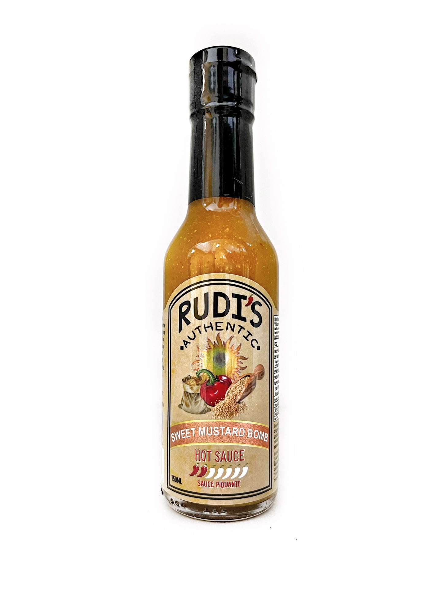 Rudi's Sweet Mustard Bomb Hot Sauce