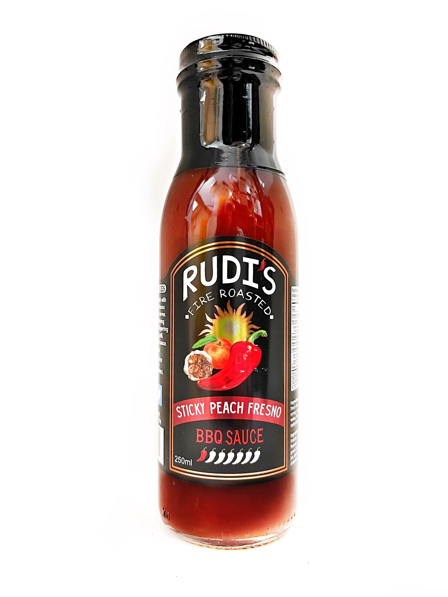 Rudi's Sticky Peach Fresno BBQ Sauce