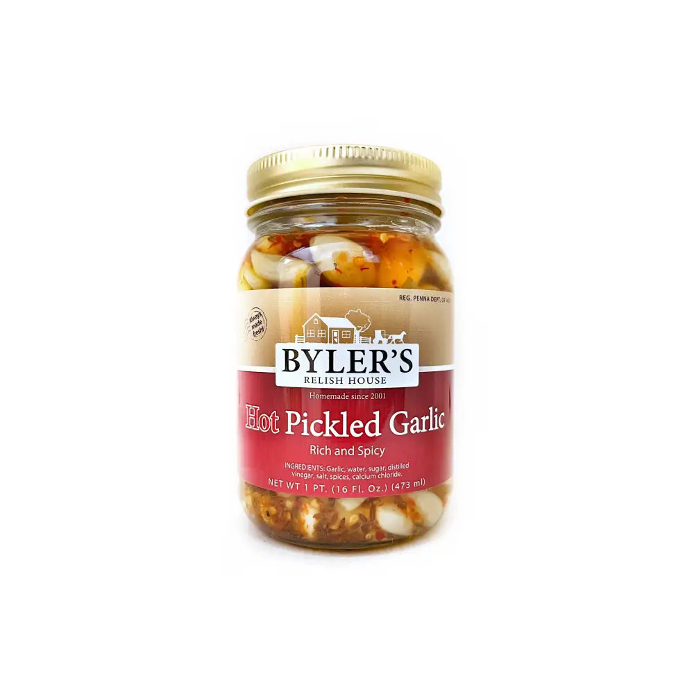 Byler’s Hot Pickled Garlic - Pickled Items