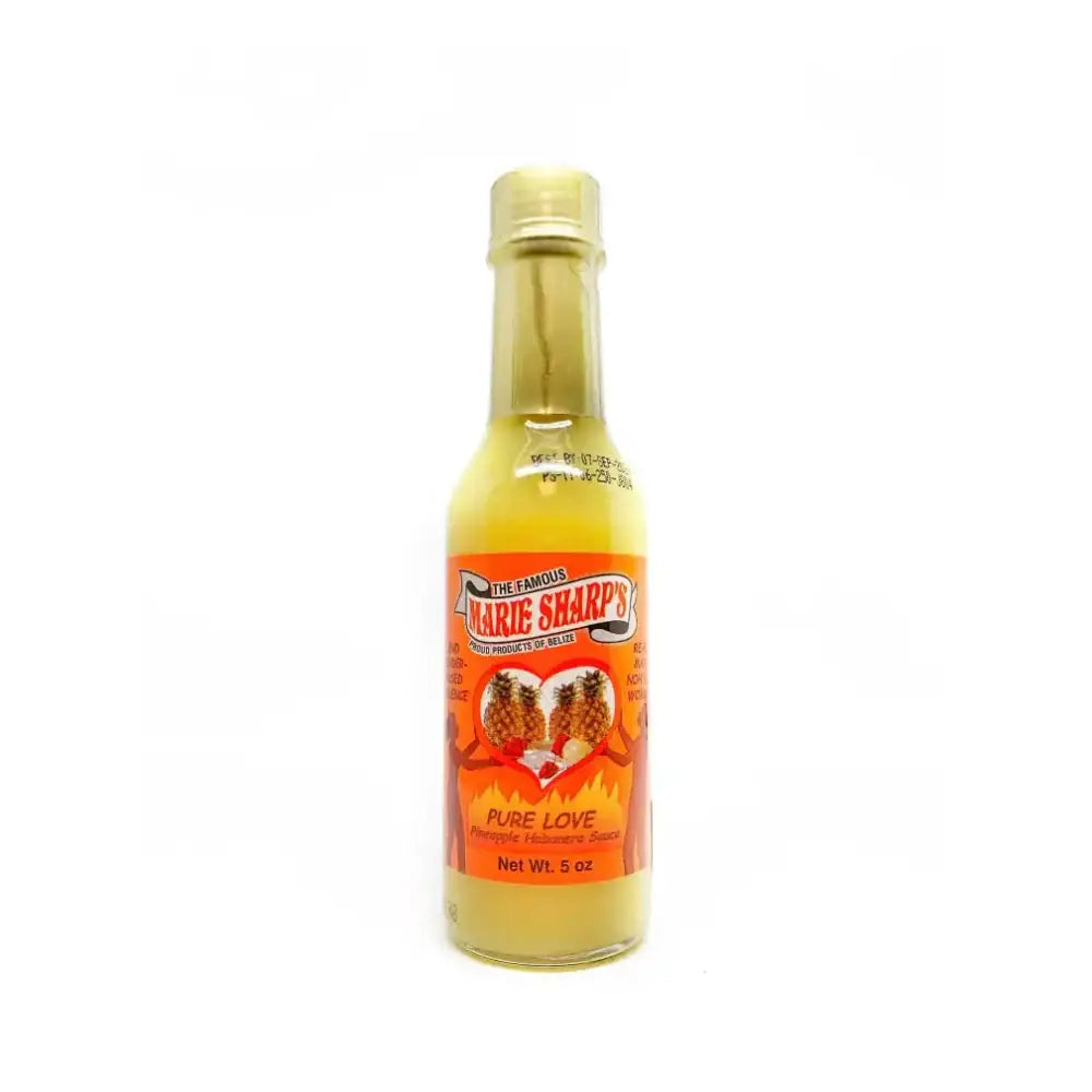 Marie Sharp’s Pure Love Pineapple Habanero Hot Sauce - Hot Sauce