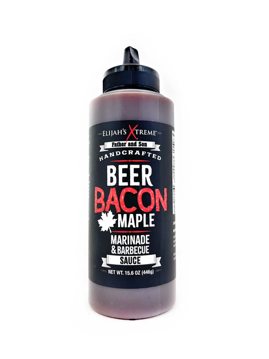 Elijah's Xtreme Beer Bacon Maple BBQ Sauce