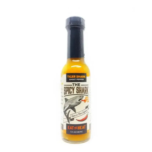 The Spicy Shark Tiger Shark Ghost Pepper Hot Sauce - Main Image