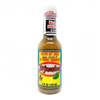 El Yucateco Salsa Picante de Chile Habanero XXXTra Hot Habanero Hot Sauce - Main Image