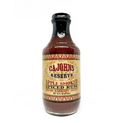 CaJohns Apple Smoked Spiced Rum Ancho BBQ Sauce - Main Image