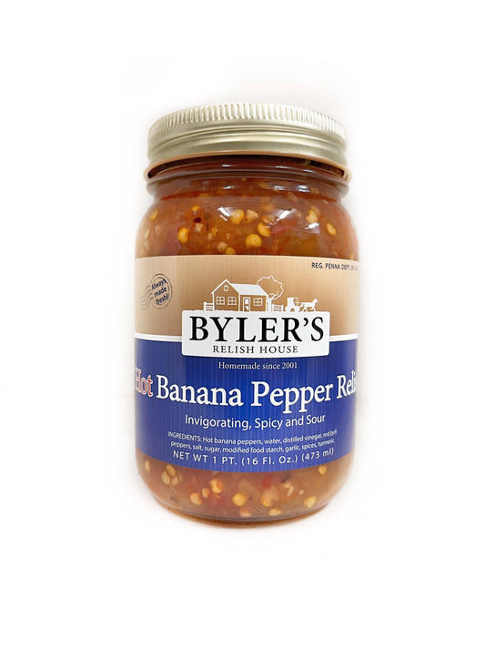 Byler's Hot Banana Pepper Relish