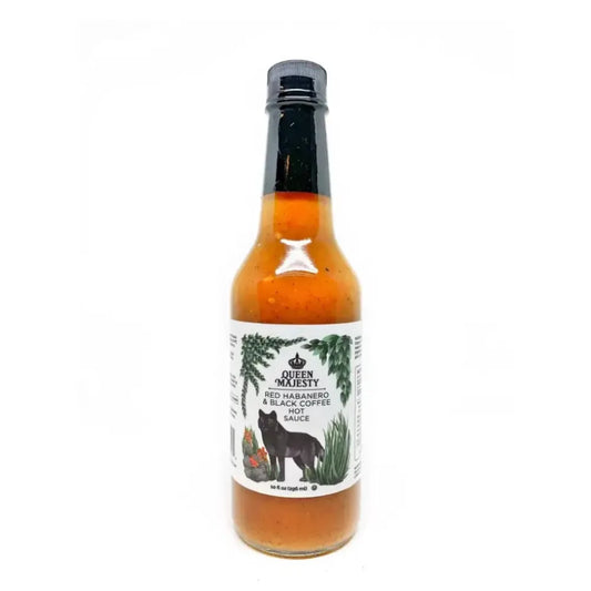 10oz Queen Majesty Red Habanero & Black Coffee Hot Sauce - Main Image