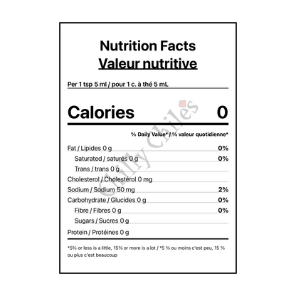 Bravado Mango & Chamoy Hot Sauce - Canadian Nutrition Facts