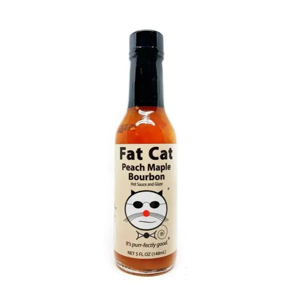 Fat Cat Peach Maple Bourbon Hot Sauce - Main Image