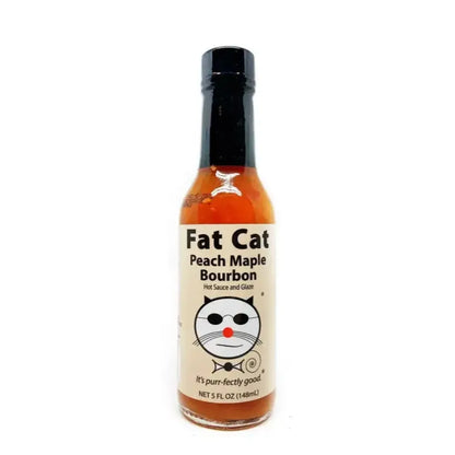 Fat Cat Peach Maple Bourbon Hot Sauce - Main Image