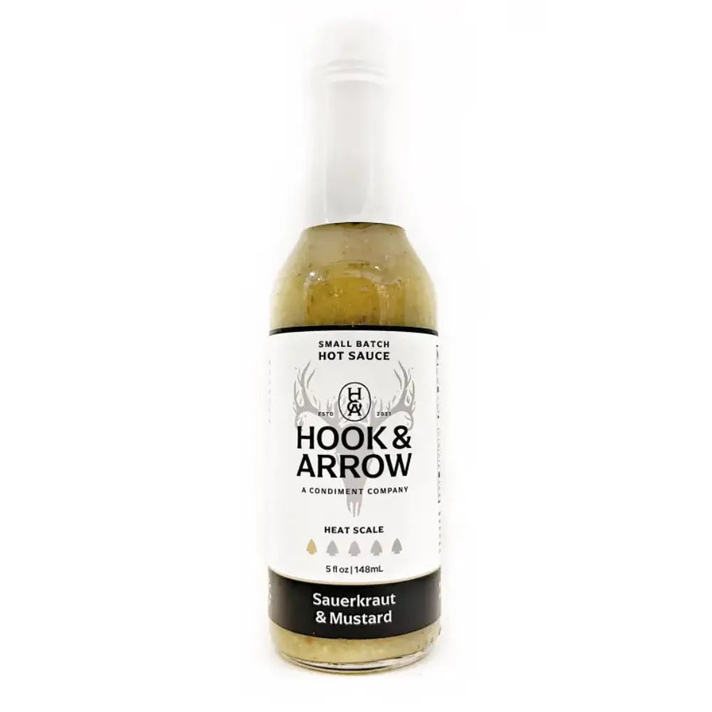 Hook & Arrow Sauerkraut & Mustard Hot Sauce - Main Image