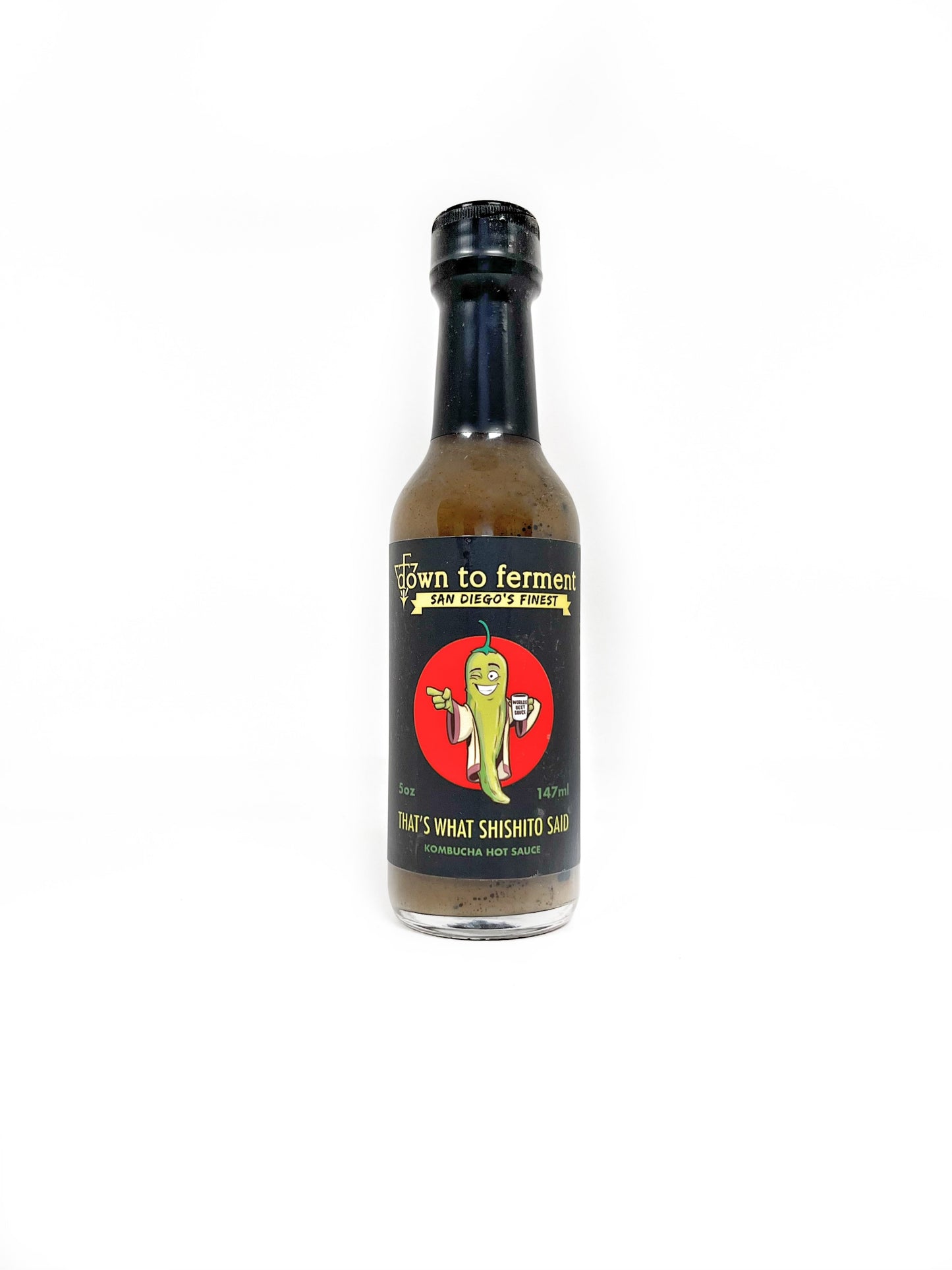 Down To Ferment That's What Shishito Said Kombucha Hot Sauce