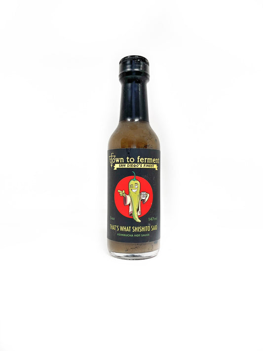 Down To Ferment That's What Shishito Said Kombucha Hot Sauce