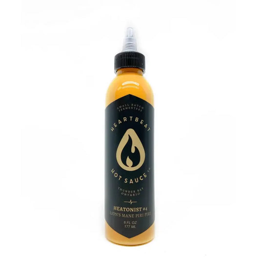 Heartbeat Heatonist #4 - Lion's Mane Piri Piri Hot Sauce - Main Image