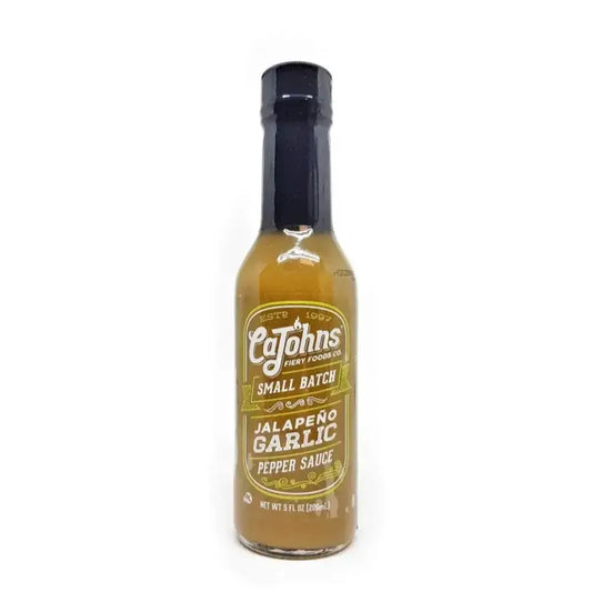 CaJohns Classic Small Batch Garlic Jalapeno Hot Sauce - Main Image