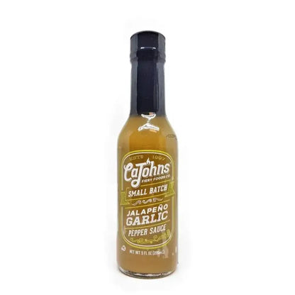 CaJohns Classic Small Batch Garlic Jalapeno Hot Sauce - Main Image