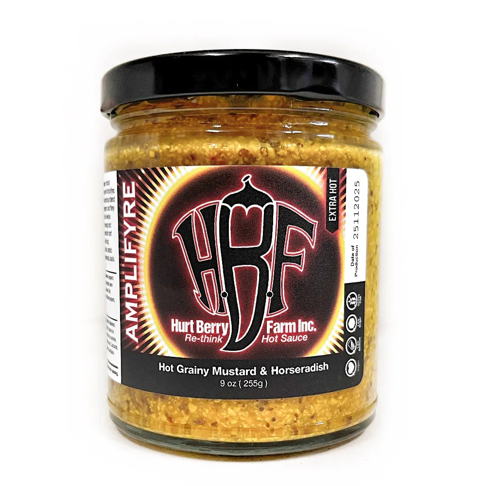 Hurt Berry Farms Amplifyre Hot Grainy Mustard & Horseradish - Main Image