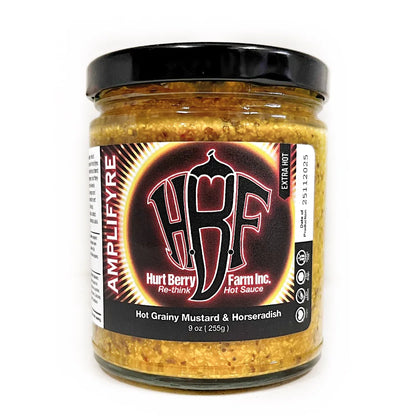 Hurt Berry Farms Amplifyre Hot Grainy Mustard & Horseradish - Main Image