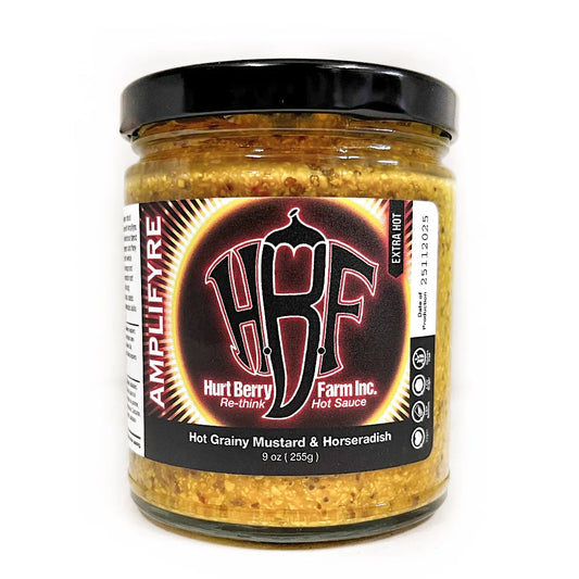 Hurt Berry Farms Amplifyre Hot Grainy Mustard & Horseradish - Main Image