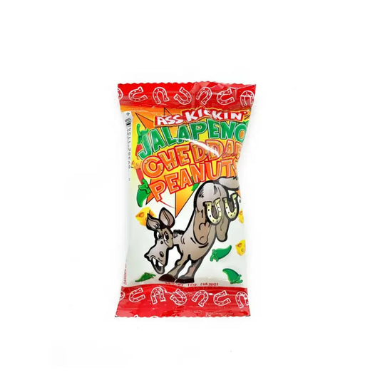 Ass Kickin’ Jalapeno Cheddar Peanuts 1 oz. - Snacks