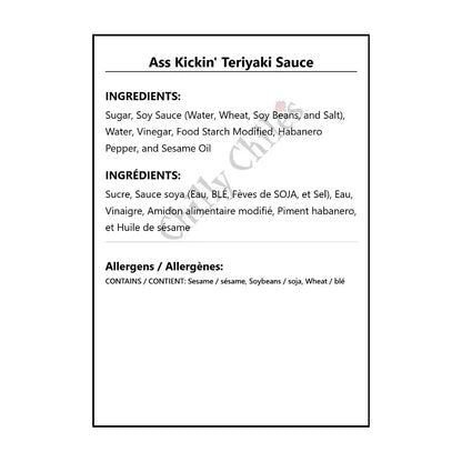 Ass Kickin’ Teriyaki Sauce - BBQ Sauce