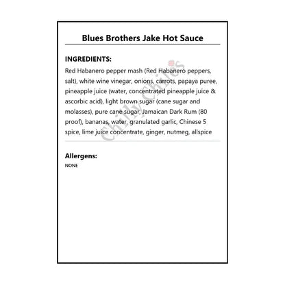 Blues Brothers Jake Hot Sauce - Hot Sauce