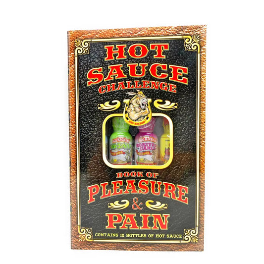 Book of Pleasure & Pain Gift Set - Hot Sauce