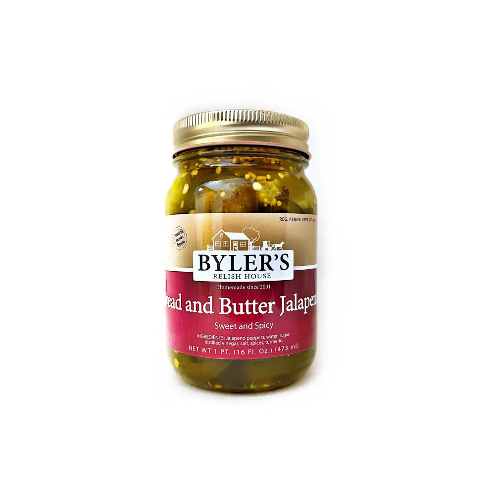 Byler’s Bread And Butter Pickled Jalapenos - Pickled Items