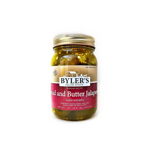 Byler’s Bread And Butter Pickled Jalapenos - Pickled Items