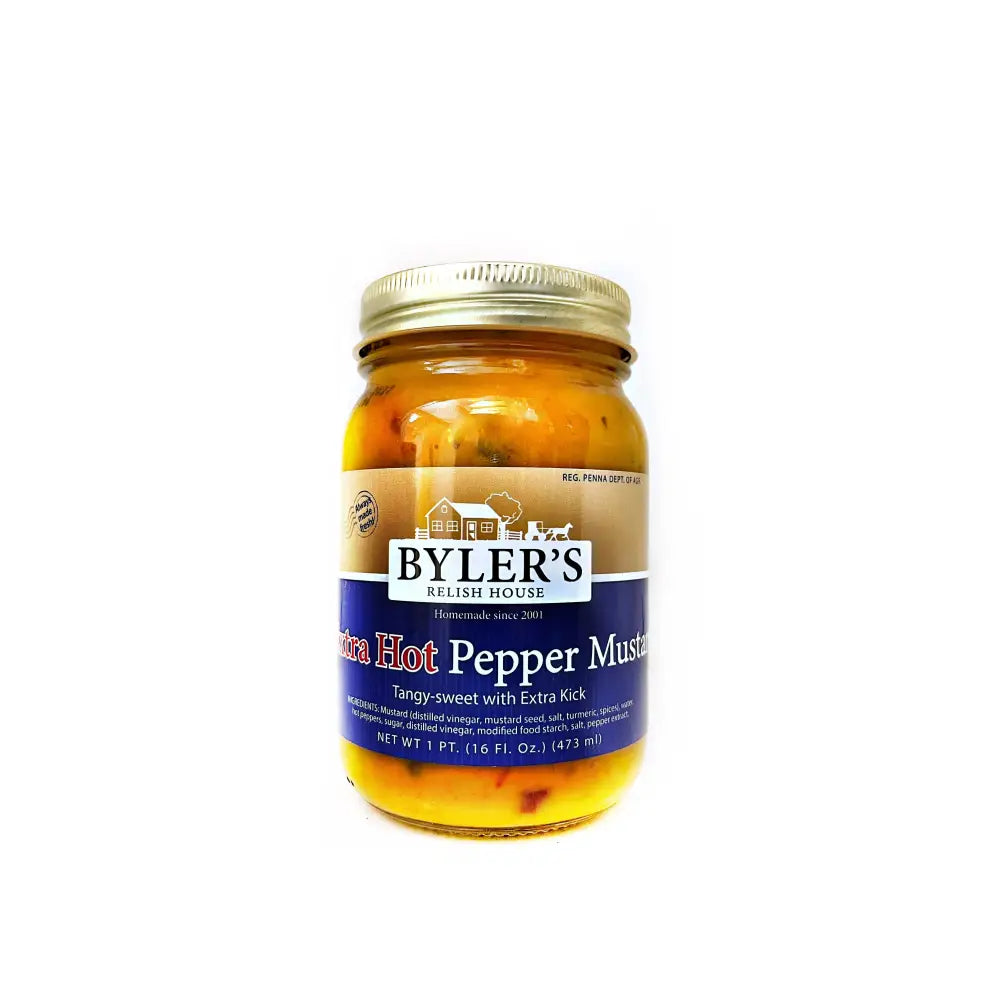 Byler’s Extra Hot Pepper Mustard - Mustard