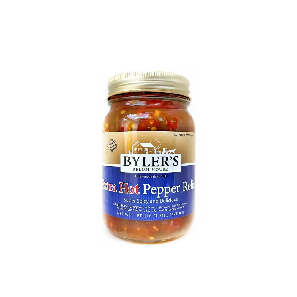 Byler’s Extra Hot Pepper Relish - Condiments