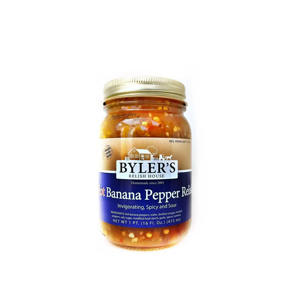 Byler’s Hot Banana Pepper Relish - Condiments
