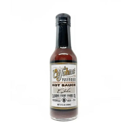 CaJohns Bourbon Infused Chipotle Hot Sauce - Main Image