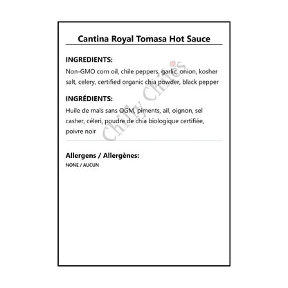 Cantina Royal Tomasa Hot Sauce - Hot Sauce