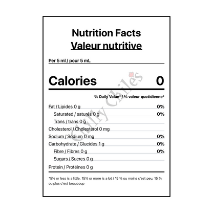 La Meridana Mango Habanero Hot Sauce - Canadian Nutrition Facts
