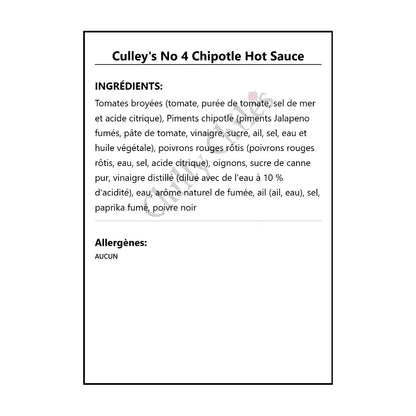 Culley’s No 4 Chipotle Hot Sauce - Hot Sauce