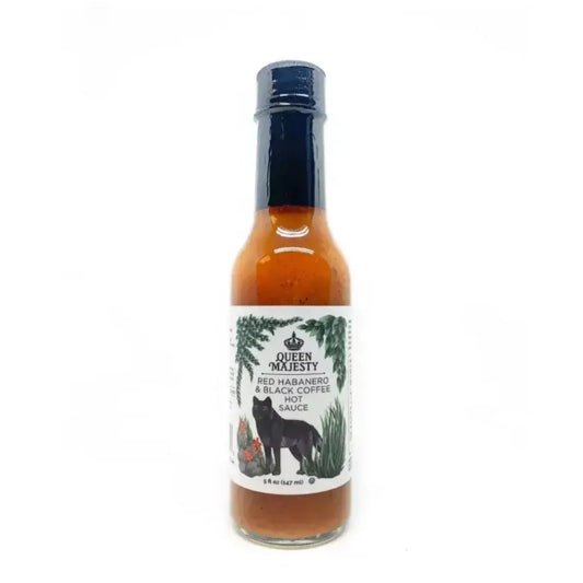 Queen Majesty Red Habanero & Black Coffee Hot Sauce - Main Image