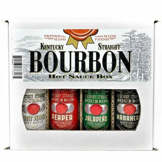 Kentucky Straight Bourbon Hot Sauce Gift Box - Main Image