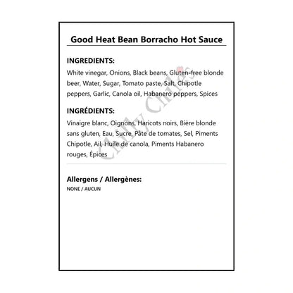 Good Heat Bean Borracho Hot Sauce - Hot Sauce