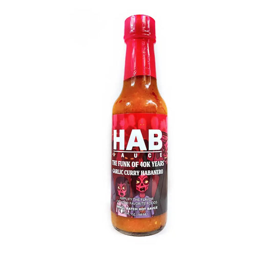 HAB Garlic Curry Hot Sauce - Hot Sauce