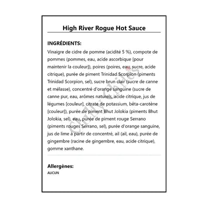 High River Rogue Hot Sauce - Hot Sauce