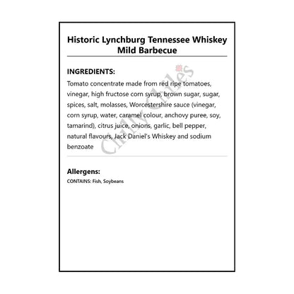 Historic Lynchburg Tennessee Mild Barbecue - BBQ Sauce