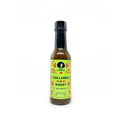 Hot N Saucy Collards N Ghost Hot Sauce - Hot Sauce