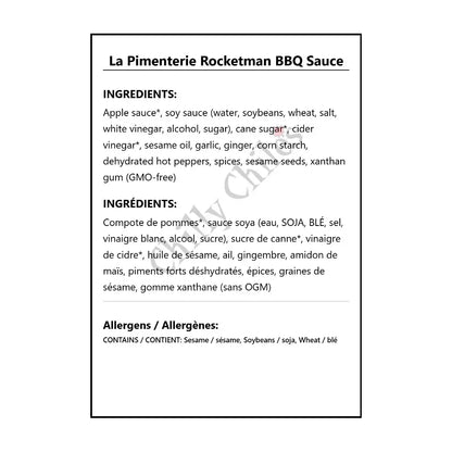 La Pimenterie Rocketman BBQ Sauce - BBQ Sauce