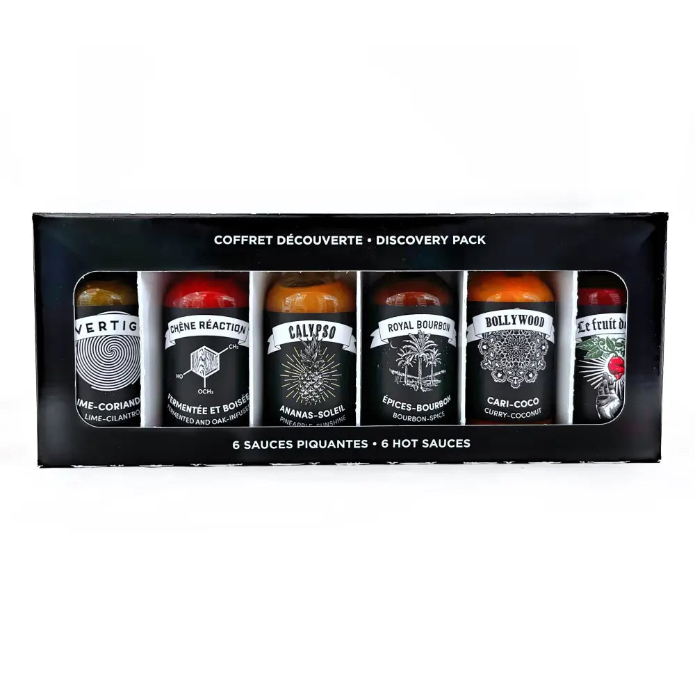 La Pimenterie Sampler Pack Hot Sauce - Gift Set