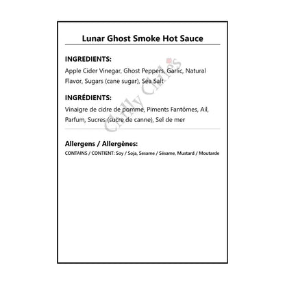 Lunar Ghost Smoke Sriracha Hot Sauce - Hot Sauce