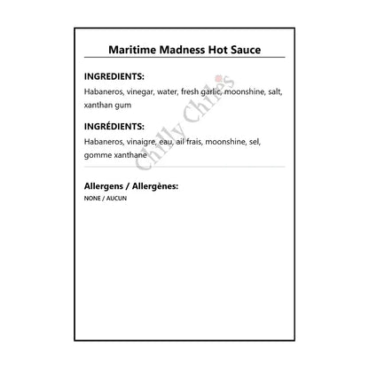 Maritime Madness Hot Sauce - Hot Sauce