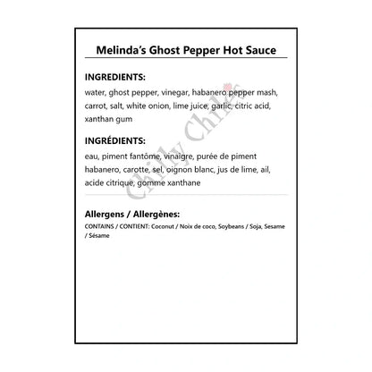 Melinda’s Ghost Pepper Hot Sauce - Hot Sauce