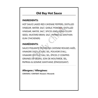 Old Bay Hot Sauce - Hot Sauce